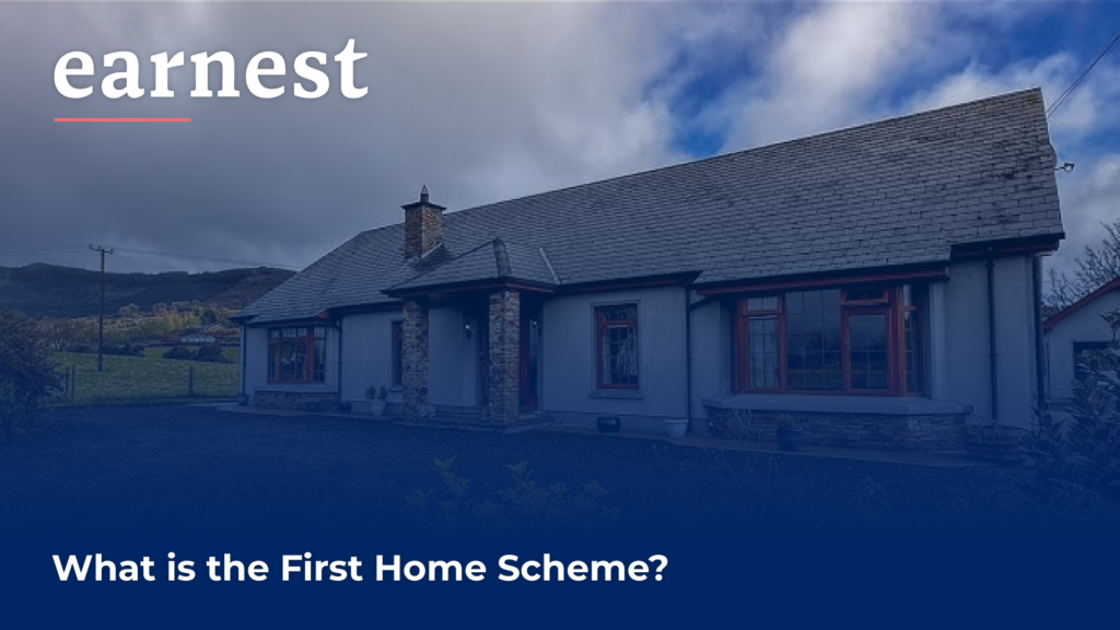 The scheme is a "shared equity" initiative, and the graphic serves as a doorway for users to learn how the government can help bridge the gap between their deposit/mortgage and the price of a new home.