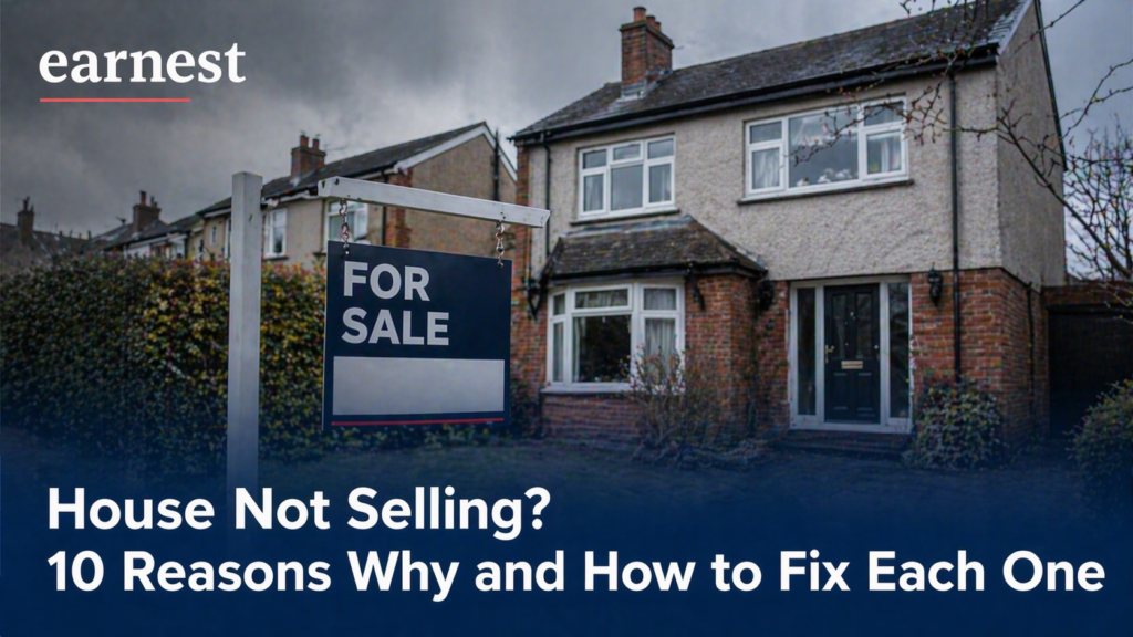 house for sale in dublin with sign showing property not selling